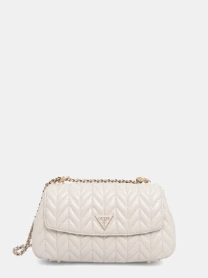 Guess torebka bagietka damska z imitacji skóry CHERYL beżowy