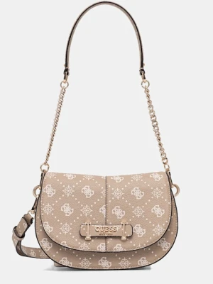 Guess torebka CARRIE beżowy