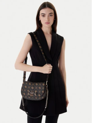 Guess Torebka Carrie Logo HWGP98 98200 Brązowy