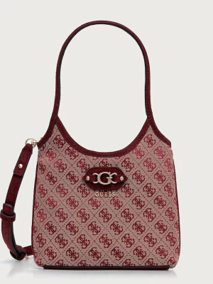 Guess torebka crossbody damska SAMANTHA bordowy