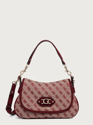 Guess torebka crossbody damska SAMANTHA bordowy