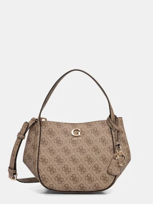 Guess torebka crossbody damska z imitacji skóry COLEEN beżowy