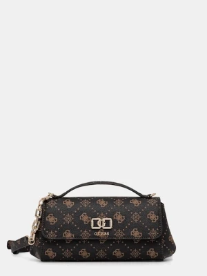 Guess torebka crossbody damska z imitacji skóry EMELIE brązowy