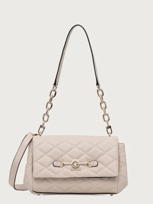 Guess torebka crossbody damska z imitacji skóry FRANCES beżowy