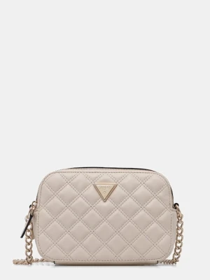 Guess torebka crossbody damska z imitacji skóry GIULLY beżowy