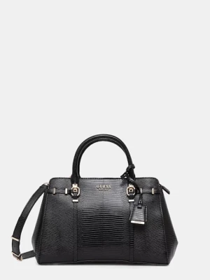 Guess torebka crossbody damska z imitacji skóry LEONA czarny