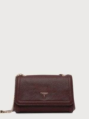 Guess torebka crossbody damska z imitacji skóry NOELLE bordowy