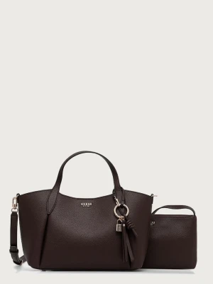 Guess torebka crossbody MELODY brązowy