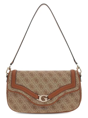 Guess Torebka "Dea" w kolorze beżowo-jasnobrązowym - 29 x 15 x 6 cm rozmiar: onesize