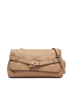 Guess Torebka Ella Logo HWPD97 46210 Beżowy jasny