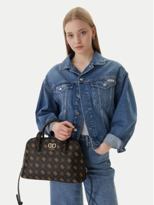 Guess Torebka Emelie Logo HWGP99 28060 Brązowy