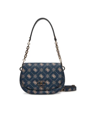 Guess Torebka Emelie Logo HWGP99 28200 Granatowy