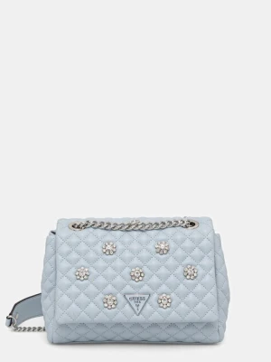 Guess torebka EVERLEE kolor niebieski HWEY86 79210