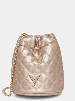 Guess torebka Girl kolor złoty J5GZ25 WGT10