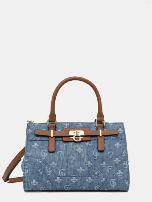 Guess torebka GREYSON kolor niebieski HWDG92 06050