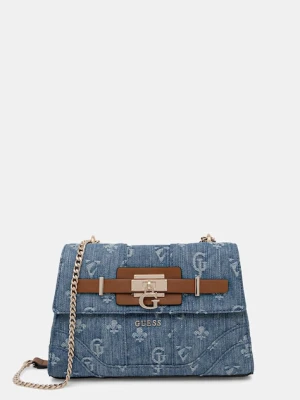 Guess torebka GREYSON kolor niebieski HWDG92 06210