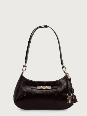 Guess torebka hobo damska z imitacji skóry CARMELLA bordowy