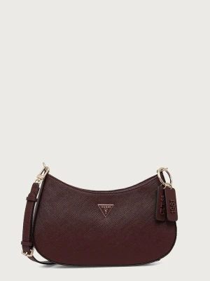 Guess torebka hobo damska z imitacji skóry NOELLE bordowy