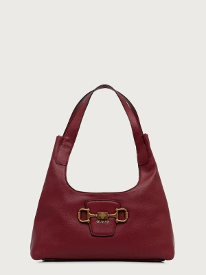 Guess torebka hobo damska z imitacji skóry SUNSET czerwony