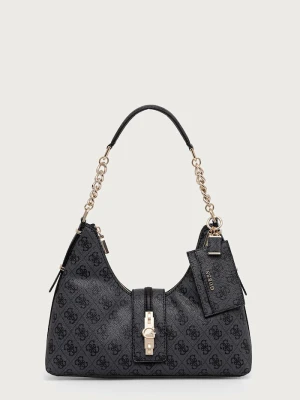 Guess torebka hobo damska z imitacji skóry YVONNE szary