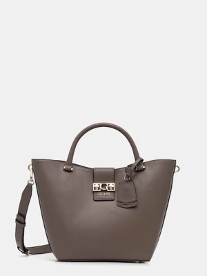 Guess torebka JANE kolor brązowy HWVG98 91220