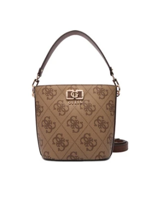 Guess Torebka Karnilla Logo HWOS99 01010 Brązowy