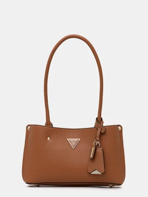 Guess torebka MERIDIAN kolor brązowy HWBG69 74090