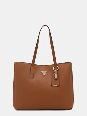 Guess torebka MERIDIAN kolor brązowy HWBG69 74230