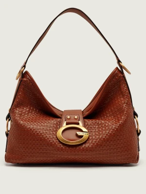 Guess Torebka na ramię Camden koniakowy
