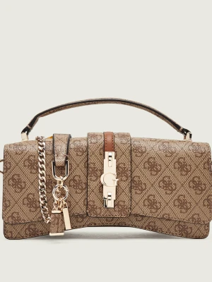 Guess Torebka na ramię Yvonne beżowy
