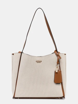 Guess torebka NICOLETTE kolor beżowy HWAG96 62230