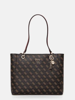 Guess torebka NOELLE kolor brązowy HWQL78 79250