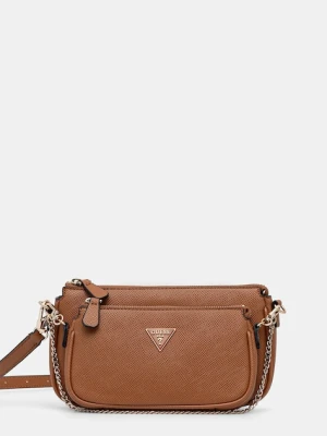 Guess torebka NOELLE kolor brązowy HWZG96 72710
