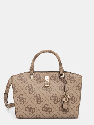 Guess torebka QUEENSLAND kolor beżowy HWOS96 55060
