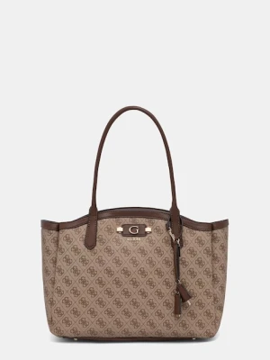 Guess torebka shopper damska LINDSEY brązowy