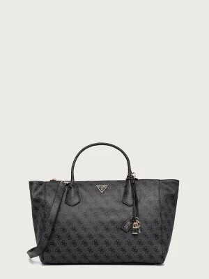 Guess torebka shopper damska z imitacji skóry MARISSA szary