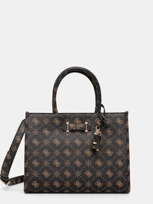 Guess torebka SILIA kolor brązowy HWGP98 90220