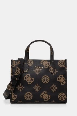 Guess torebka SILVANA kolor brązowy HWPO86 65220