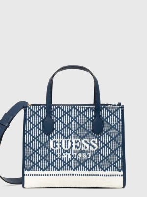 Guess torebka SILVANA kolor niebieski HWCG86 65220