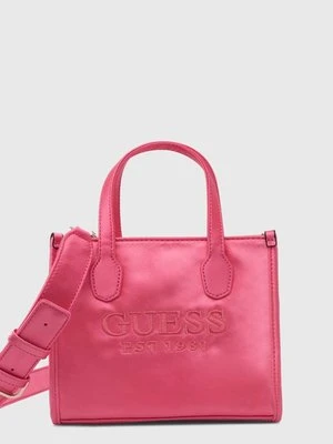 Guess torebka SILVANA kolor różowy HWST86 65770