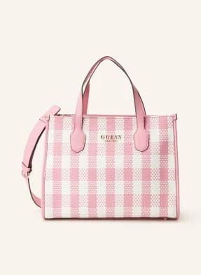 Guess Torebka Silvana pink