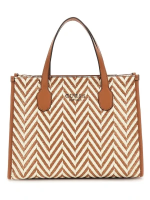 Guess Torebka w kolorze beżowo-jasnobrązowym - 31 x 22 x 12 cm rozmiar: onesize