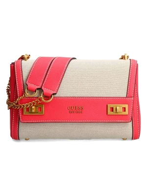 Guess Torebka w kolorze beżowo-różowym - 27 x 17 x 8 cm rozmiar: onesize
