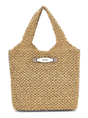 Guess Torebka w kolorze beżowym - 33 x 28 x 11 cm rozmiar: onesize