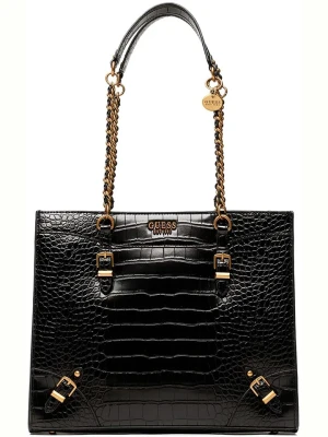 Guess Torebka w kolorze czarnym - 34 x 28 x 8 cm rozmiar: onesize