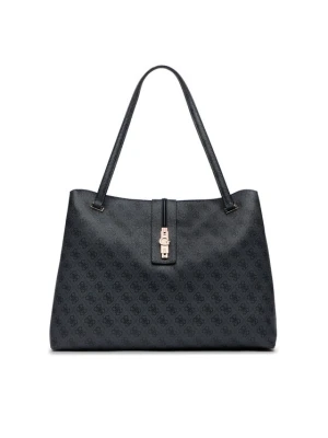 Guess Torebka Yvonne Logo Travel TWLB23 78024 Szary ciemny