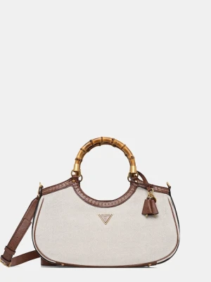 Guess torebka ZABRY kolor brązowy HWBA92 33070