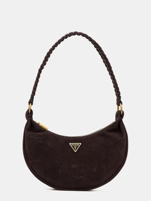 Guess torebka zamszowa AMITA kolor brązowy HWSB95 39720