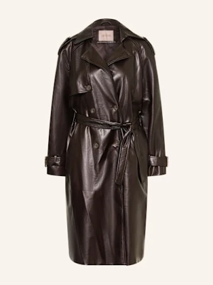 Guess Trencz Bianka Z Imitacji Skóry braun