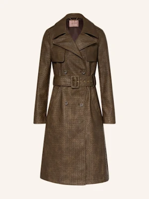 Guess Trencz Carmen Z Imitacji Skóry braun